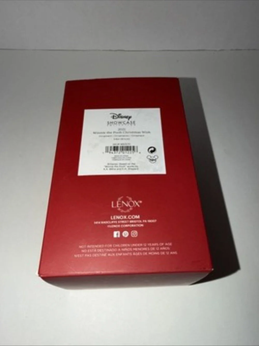 Lenox Disney Showcase Collection 2021 Pooh's Christmas Wish Christmas Ornament